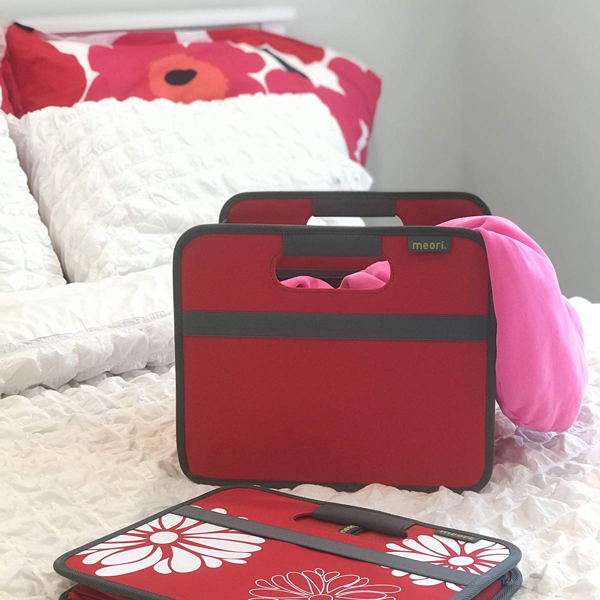 Collapsible Fabric Storage Bin with Handles - Organize Shelves & Closets