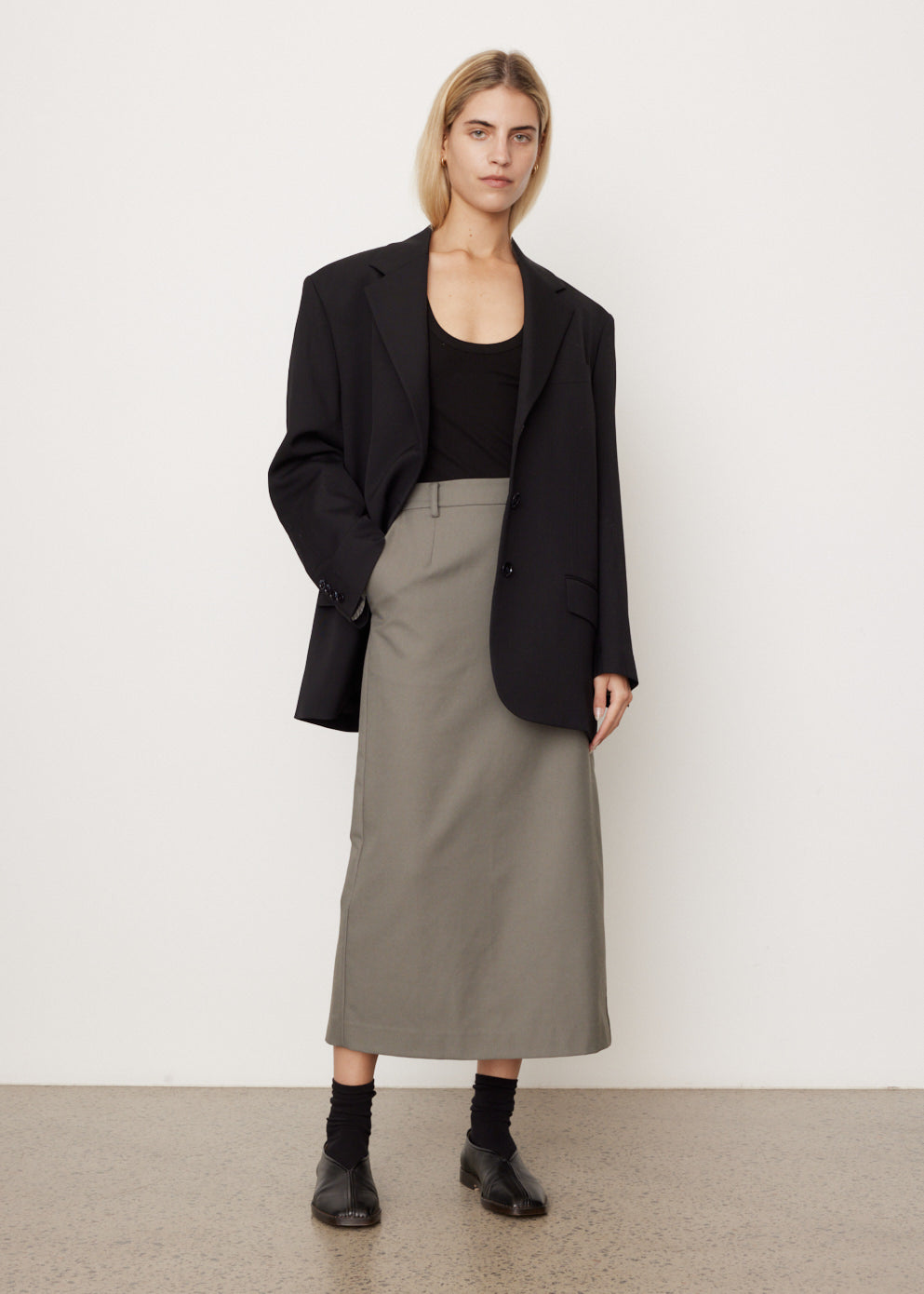 AppleBite Women's Long Tailored Skirt - High Waist A-Line Midi Skirt for Office, Party & Casual Wear | Perfect for Work, Date Night & Everyday Outfits