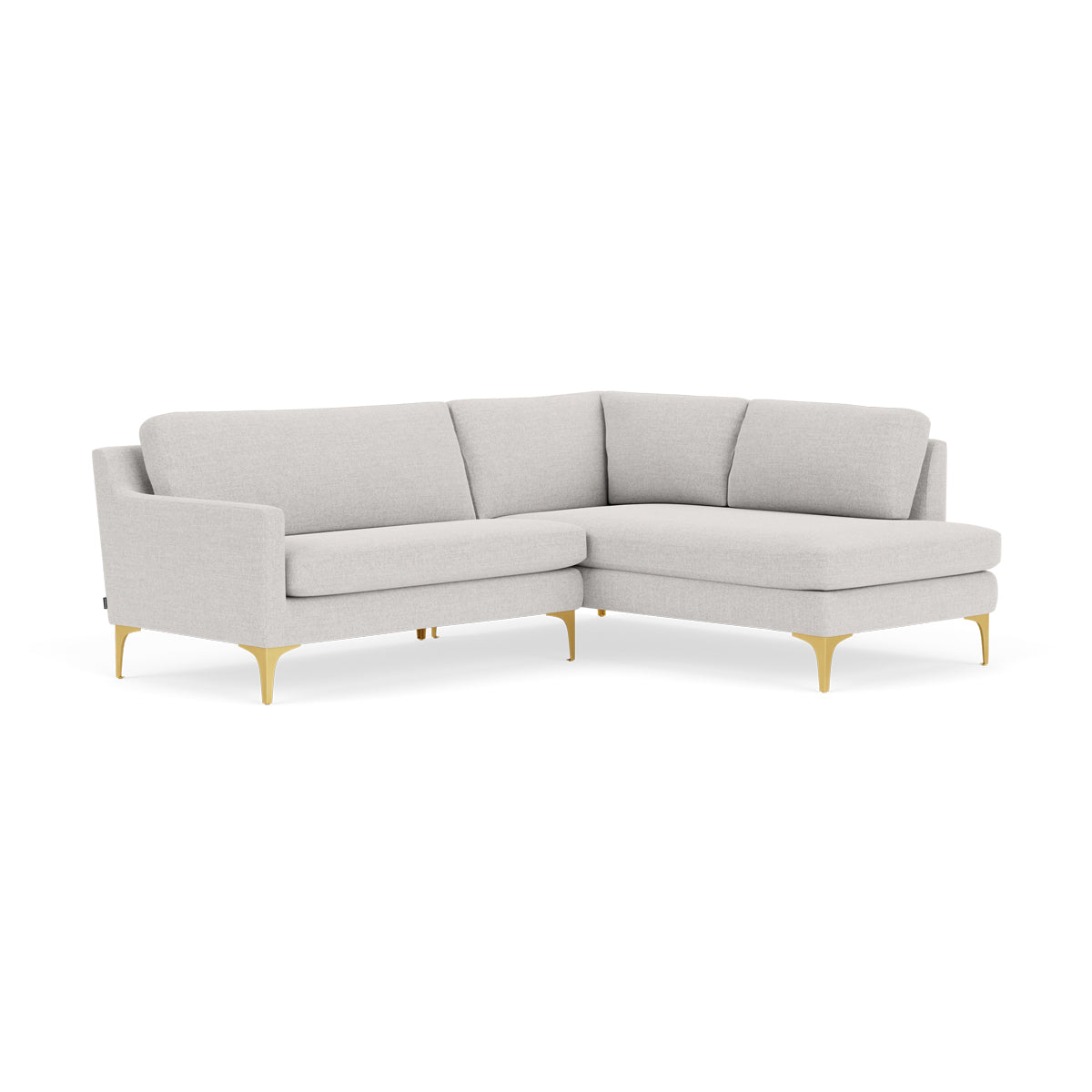 Astha Fabric Right Corner Sofa - Modern L-Shaped Sectional Couch for Living Room, Home Theater & Small Spaces | Comfortable & Stylish Lounge Furniture