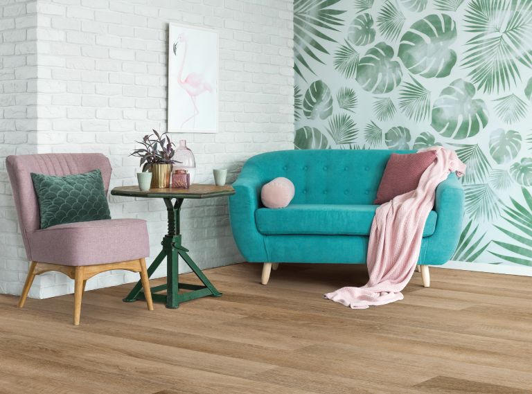 Coretec Plus Brockport Oak 5x48 Waterproof Luxury Vinyl Plank Flooring - Durable & Easy Installation for Living Room, Bedroom & Kitchen