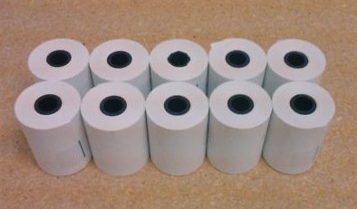 10-Pack Thermal Paper Rolls for Hypercom Terminals - Compatible with POS, Receipt Printers, Retail & Restaurant Use