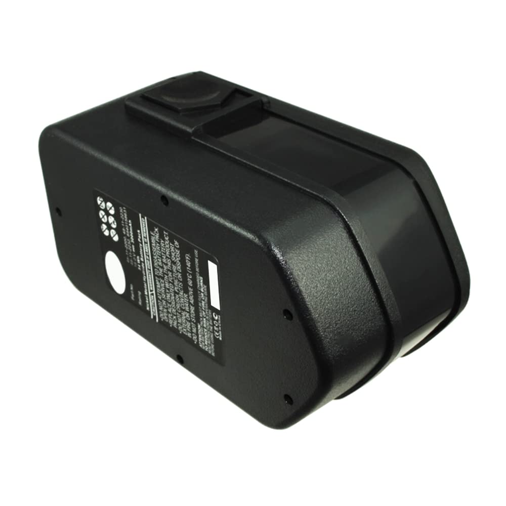 Synergy Digital 18V 3000mAh Ni-MH Replacement Battery for Milwaukee PWS 18 Power Tools - Ultra High Capacity, Compatible with AEG Batteries - Perfect for Drilling, Sawing, and DIY Home Improvement Projects