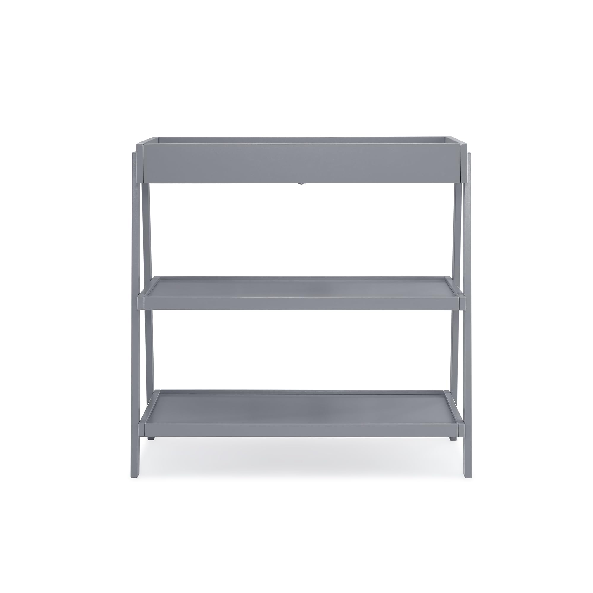 Delta Children Scout Changing Table - Greenguard Gold Certified, Grey - Safe Baby Nursery Dresser for Diaper Changes & Storage | Perfect for Newborns & Toddlers