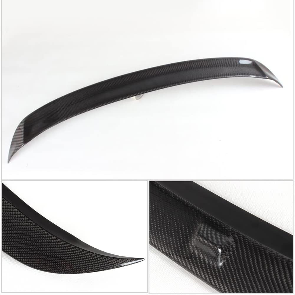 Carbon Fiber Roof Spoiler for Volkswagen Golf 6 MK6 (2010-2013) - Rear Window Lip Visor Wind Spoiler Wing - High Gloss Finish - Perfect for Street Racing & Car Shows
