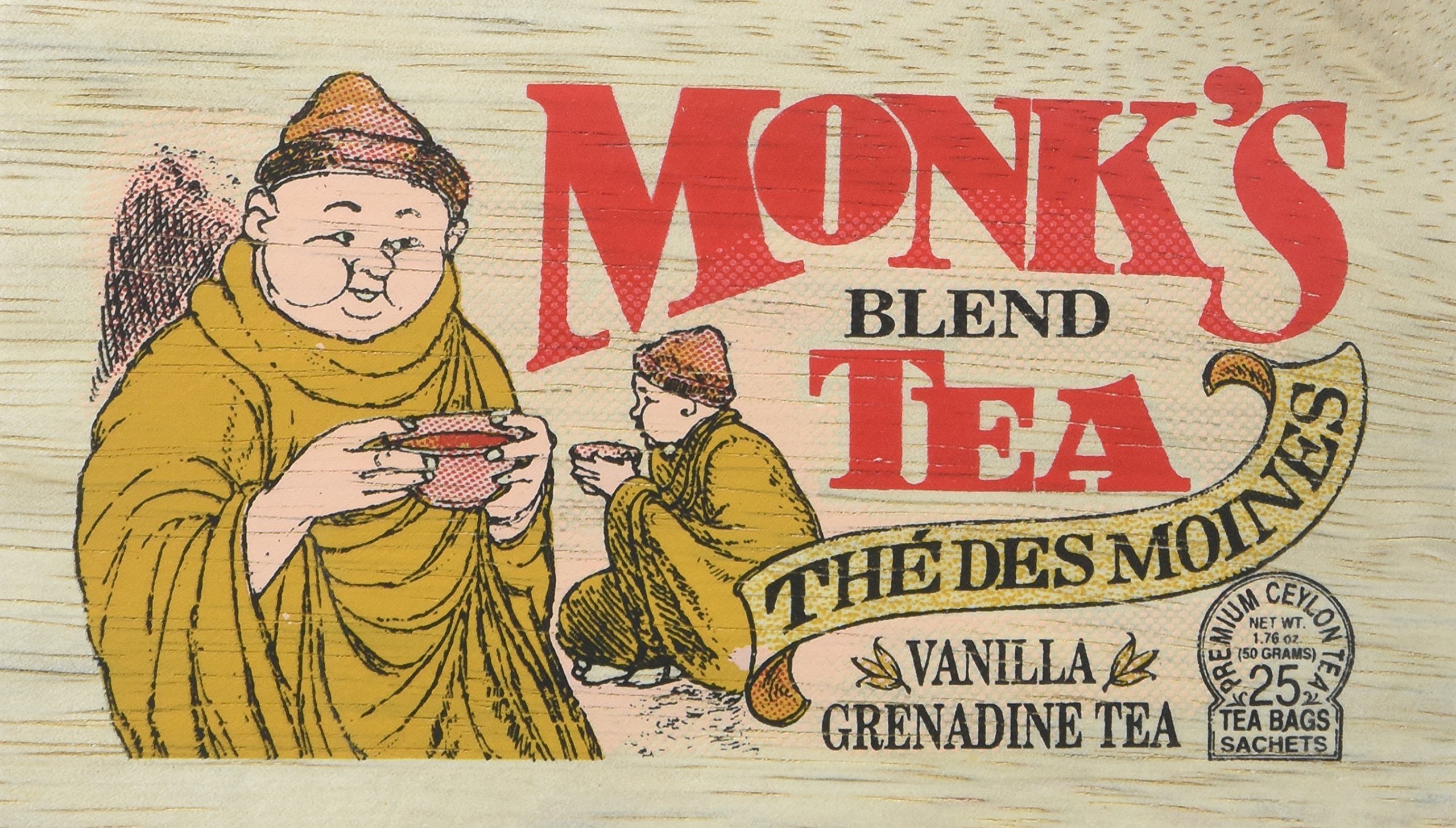 Metropolitan Tea Company Monk Blends Tea - 25 Premium Herbal Tea Bags | Organic Loose Leaf Tea Alternative | Perfect for Relaxation, Meditation & Daily Wellness