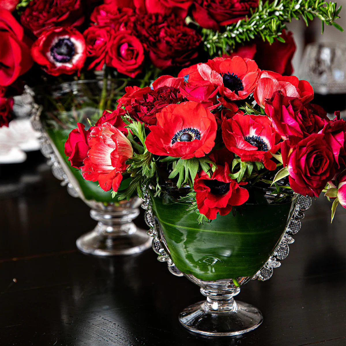 Juliska Harriet 6 Fan Vase - Elegant Handcrafted Ceramic Vase for Home Decor, Wedding Centerpieces & Floral Arrangements