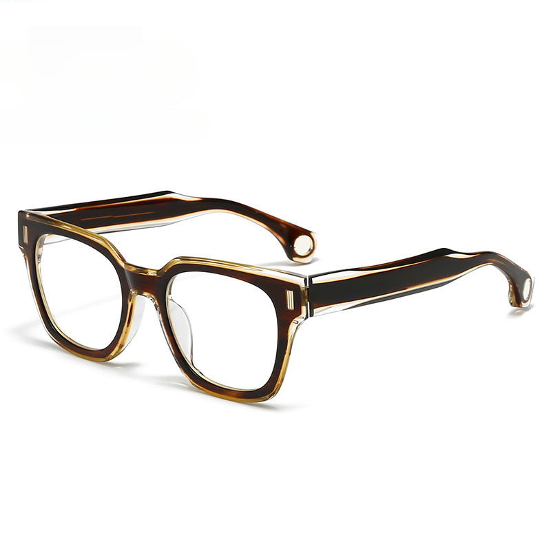 Stylish Acetate Square Glasses Frames for Men & Women - BS Kesling Trendy Eyewear for Work, Reading & Fashion Accessories