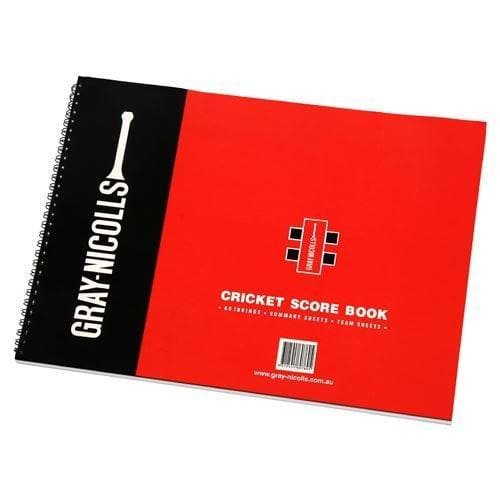 Gray Nicolls 80 Inns Cricket Scorebook - Official Match Scoring Notebook for Cricket Enthusiasts | Perfect for Club Games, Tournaments & Practice Sessions