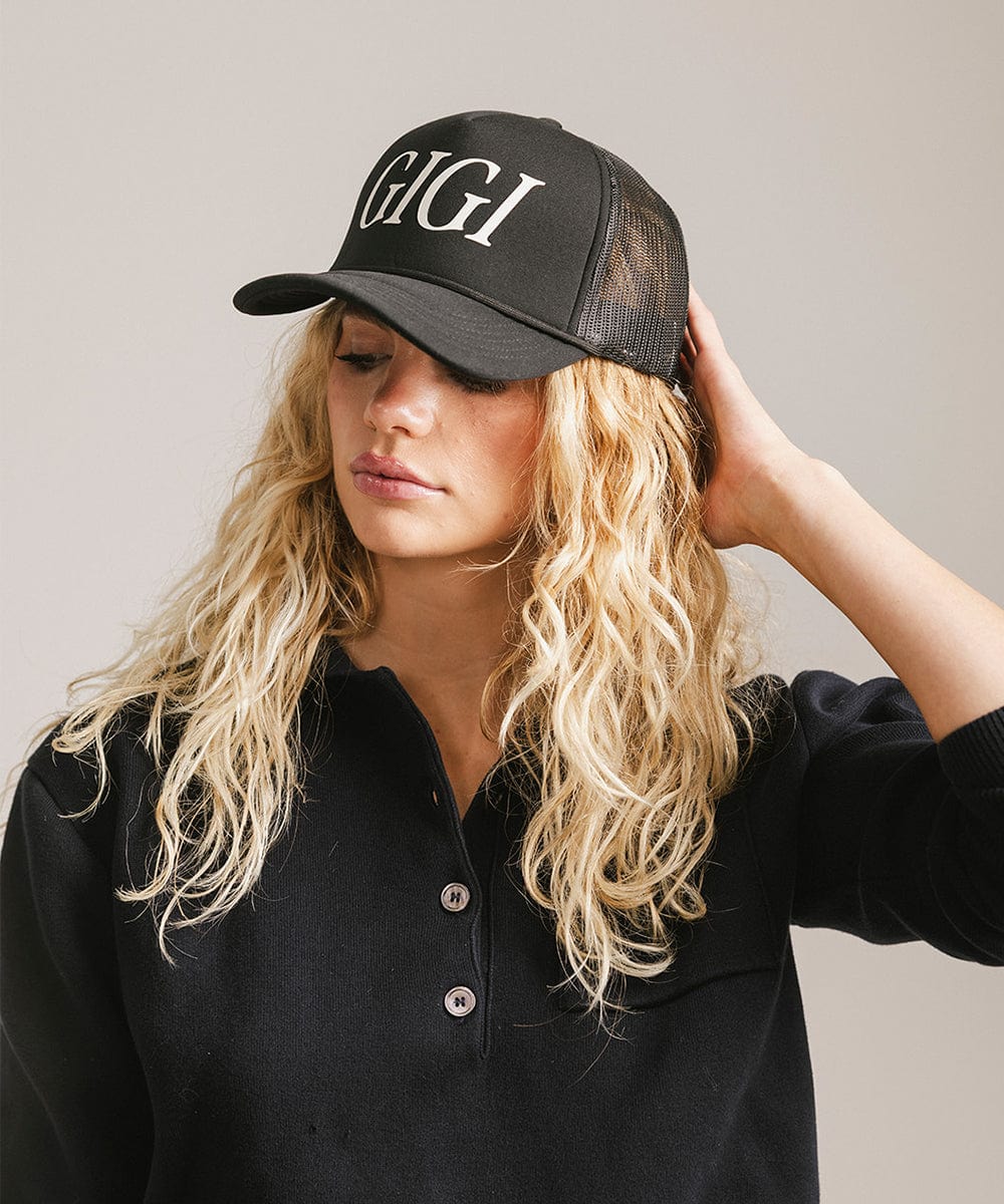 Gigi Foam Trucker Hat - Adjustable Snapback Cap for Men & Women - Stylish & Comfortable for Outdoor Activities, Sports, and Casual Wear