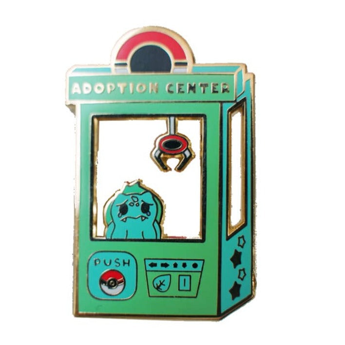 Anime Pokemon Bulbasaur Enamel Pin - Cute Collectible Badge for Backpacks, Hats & Jackets - Perfect Gift for Fans & Cosplay
