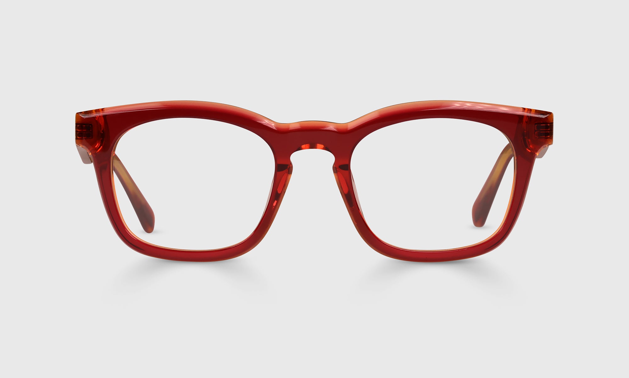 01 - Red and Orange Crystal Front and Temples