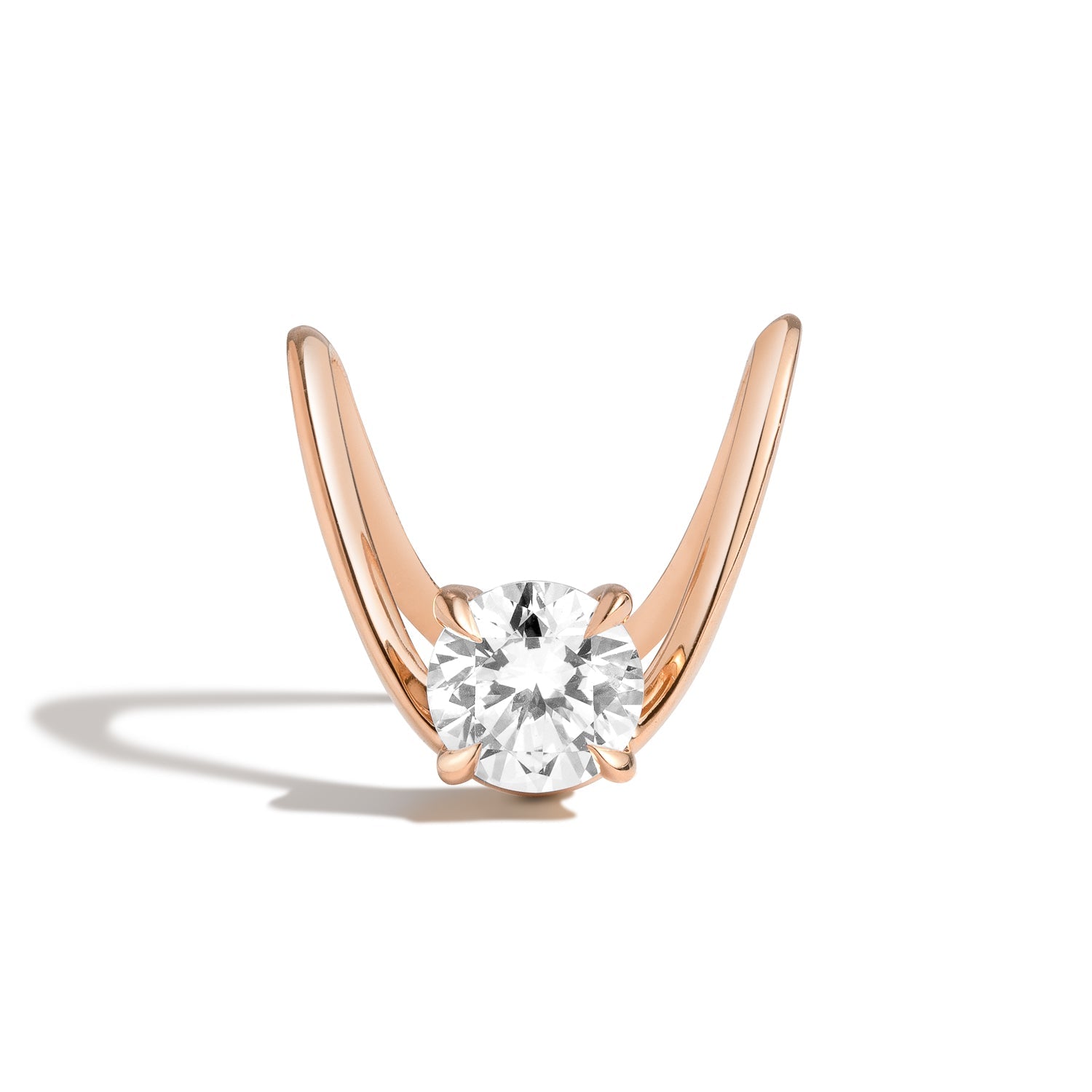 Zaha Brilliant Deep Curve Ring - Elegant 925 Sterling Silver Stackable Ring for Women | Perfect for Weddings, Parties & Everyday Wear
