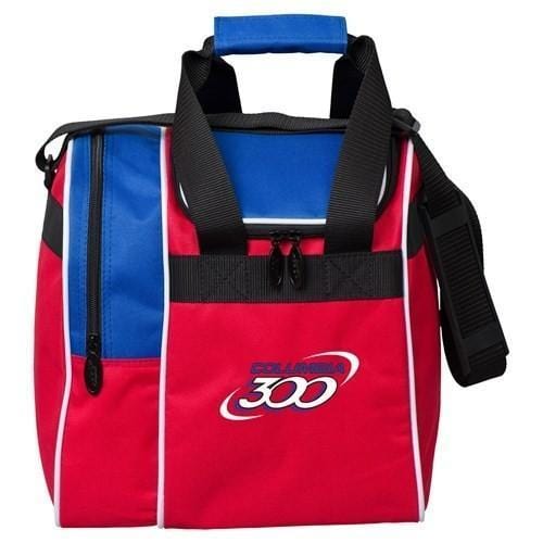 Columbia Team C300 Single Tote Bag - Waterproof & Durable Travel Tote for Gym, Beach & Shopping - Red/White/Blue Color Block Design