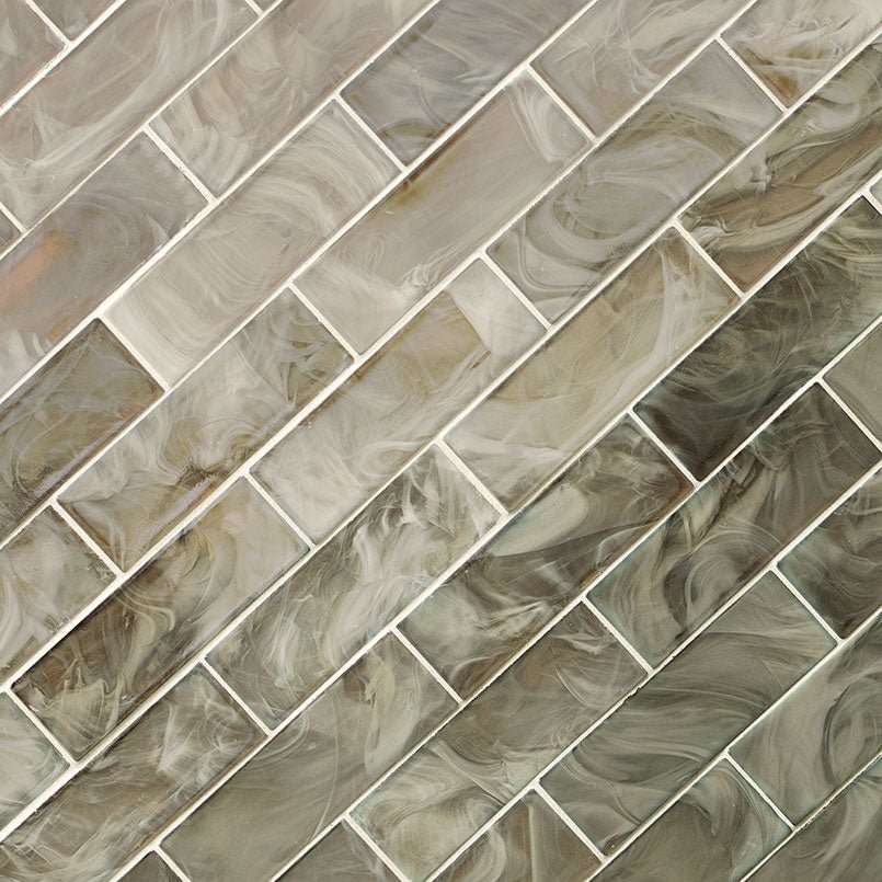 2 X 6 Opalina Beige Glass Subway Brick Wall Mosaic Tile - 14.4 SQ FT per Carton - Perfect for Kitchen Backsplash, Bathroom Walls & Shower Surrounds