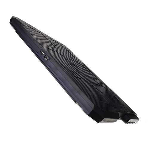 Adjustable Laptop Cooling Pad with 6 USB-Powered Fans for 12-15.6 Inch Notebooks - Portable Computer Stand for Gaming, Office & Home Use