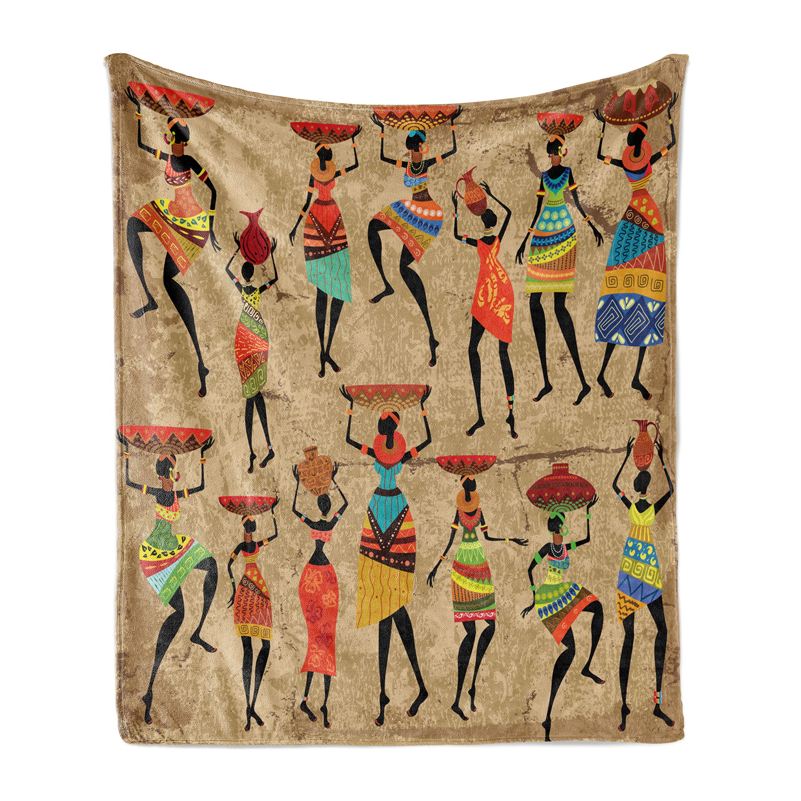Ambesonne African Throw Blanket - 60