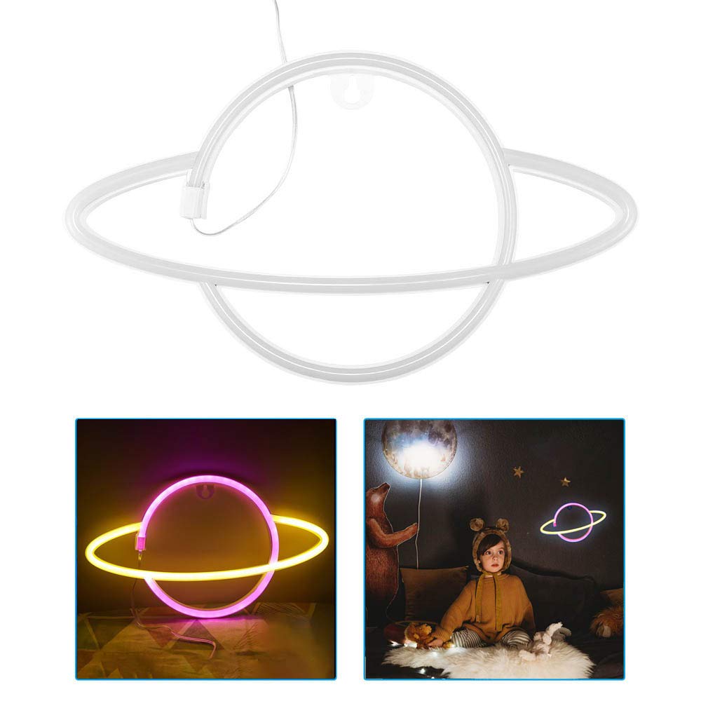LED Neon Wall Lamp - Customizable Hanging Neon Light for Bedroom, Kids Room, Party & Wedding Decor | Perfect for Home, Bar, Beach & Birthday Party Decorations