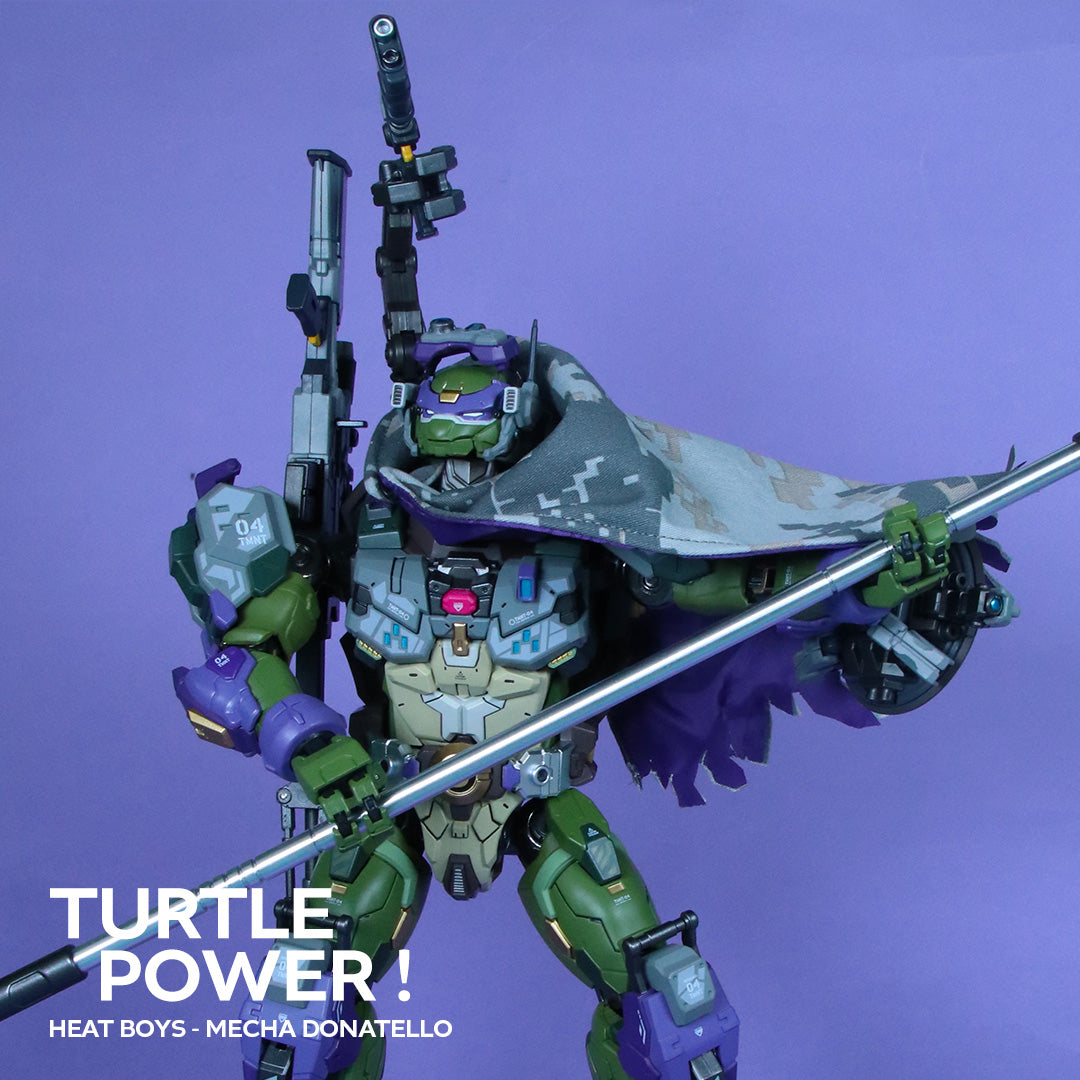 Mecha Donatello Action Figure - TMNT Collectible Toy HB0015 - Perfect for Display, Play, and Teenage Mutant Ninja Turtles Fans Collection