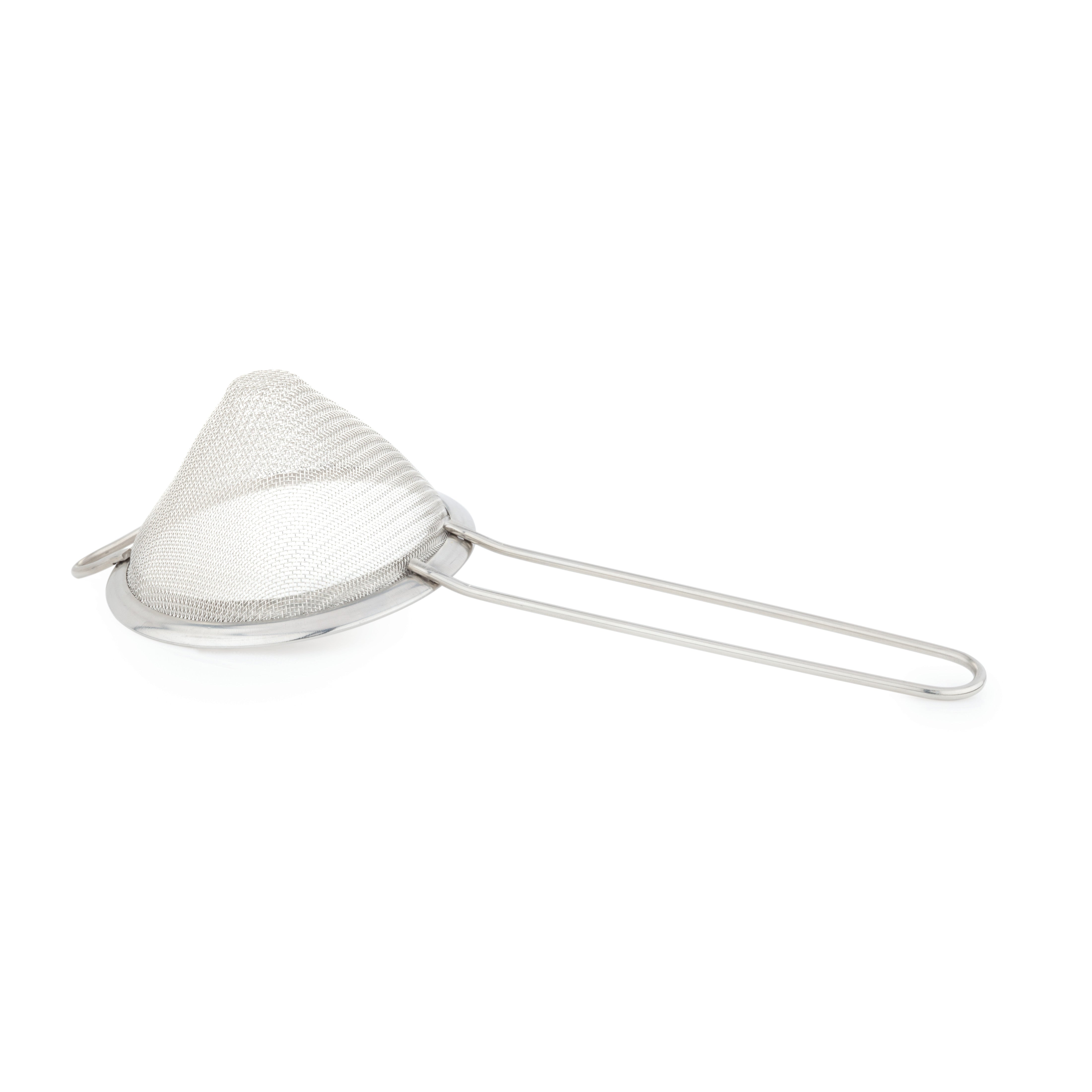 Premium Stainless Steel Fine Mesh Cone Strainer for Tea, Coffee & Cocktails - Durable Kitchen & Bar Filter with Handle for Easy Pouring