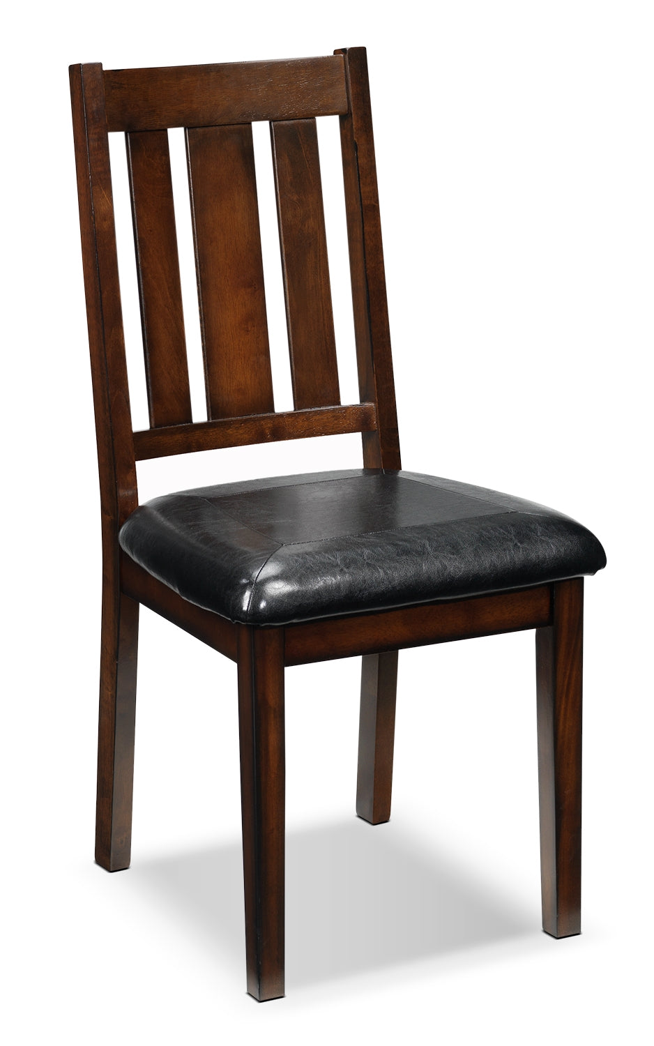 Boyd Side Chair - Dark Brown Cherry Finish | Modern Dining Room & Office Chair | Perfect for Home, Restaurant & Cafe Seating