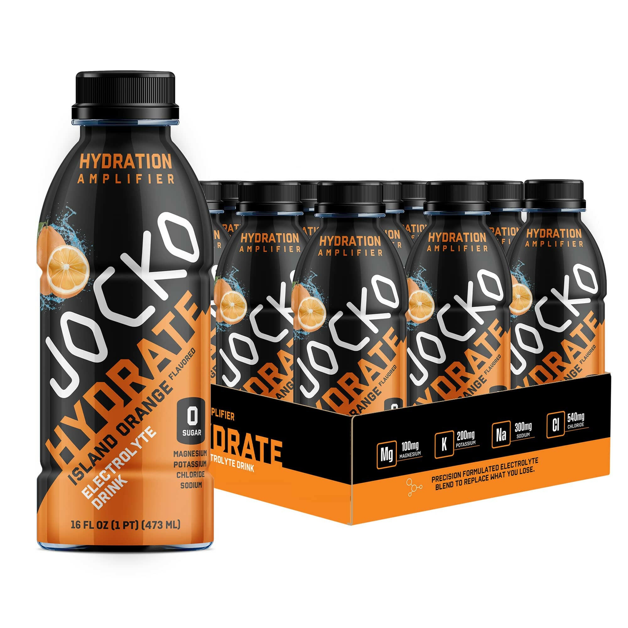JOCKO HYDRATE Electrolyte Drink Mix - Sugar Free Hydration Powder for Workout, Gym & Recovery - Best for Athletes, Fitness & Active Lifestyle - Perfect for Post-Workout, Hiking & Sports