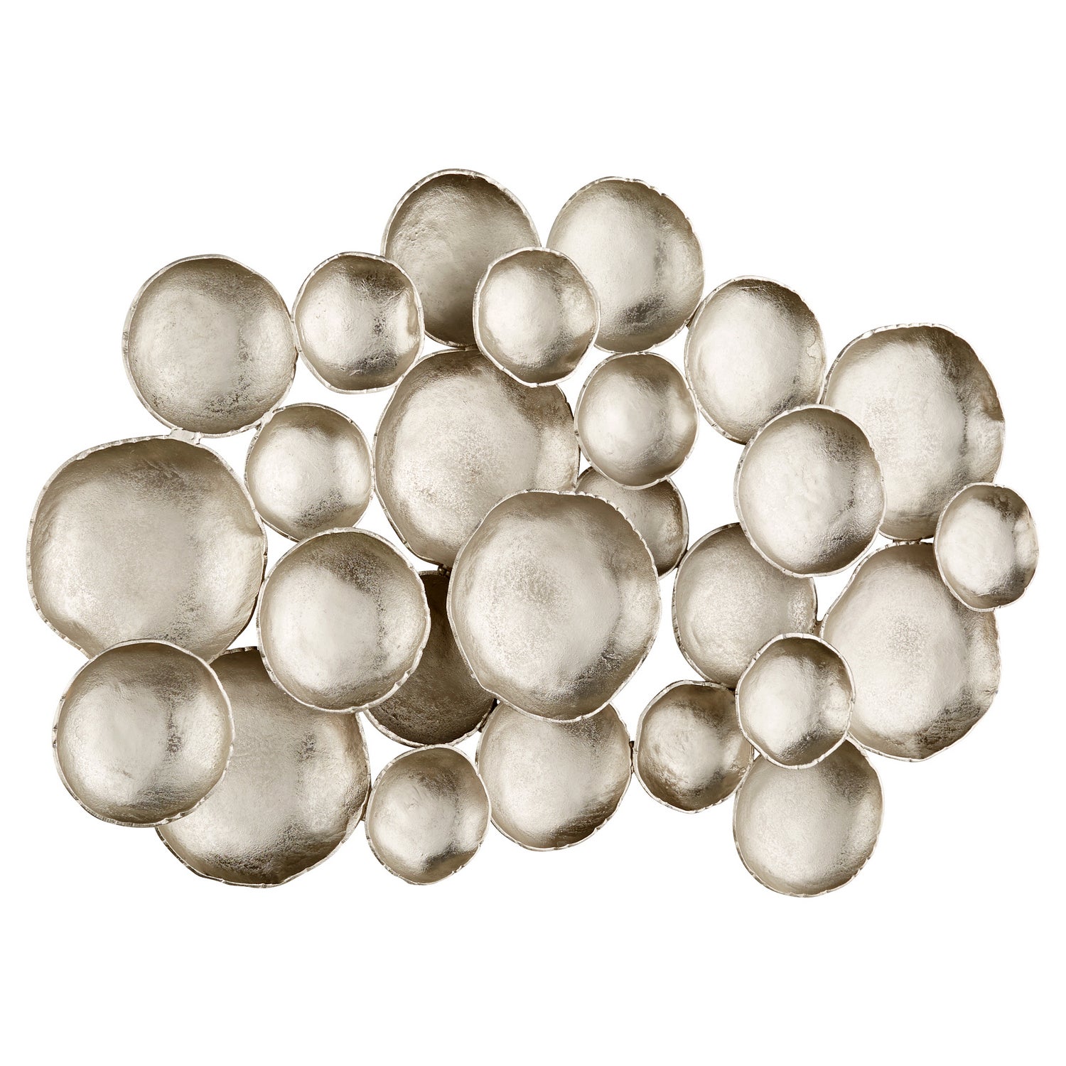 Cyan Design 11153 Gala Silver Wall Decor - Elegant Home Decoration for Living Room, Bedroom & Office | Modern Metal Wall Art for Interior Design