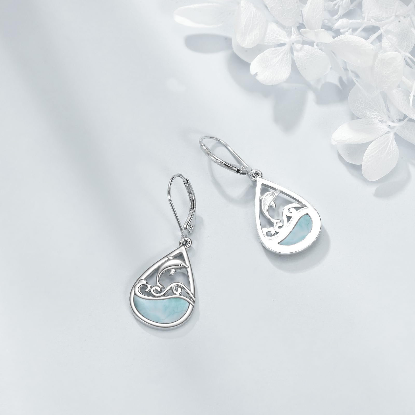925 Sterling Silver Phoenix Hummingbird Bee Stingrays Dolphin Dangle Drop Earrings for Women - Elegant Nature-Inspired Jewelry Gift for Her, Perfect for Parties, Weddings & Everyday Wear