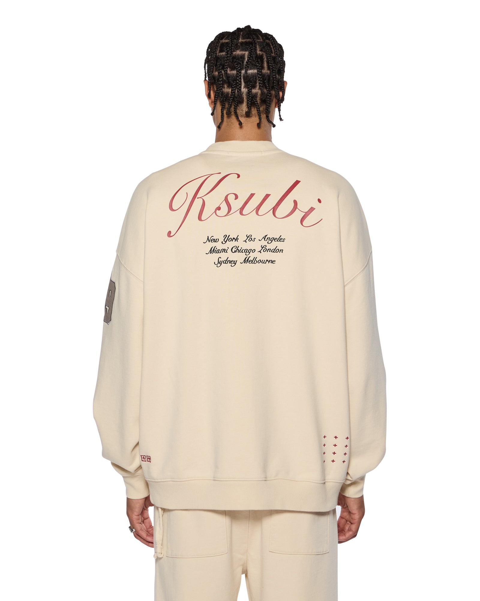 Playoff Ekcess Crew Neck Sweatshirt - Dusty Desert Color | Comfortable Casual Wear for Men | Perfect for Outdoor Activities & Lounge