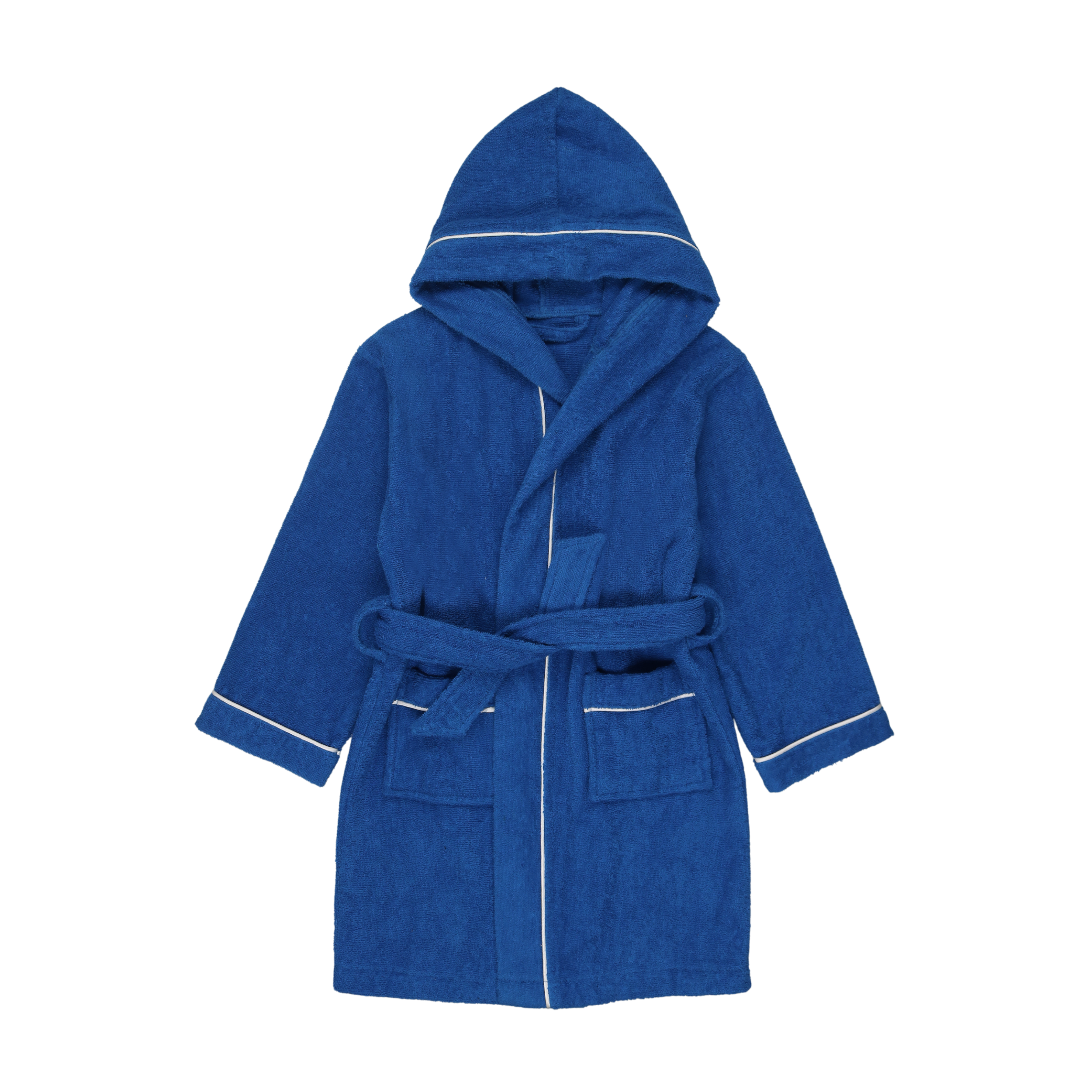 Froo Kailani Blue Terry Cloth Robe - Soft & Cozy Bathrobe for Women - Perfect for Spa, Lounging & Relaxation at Home