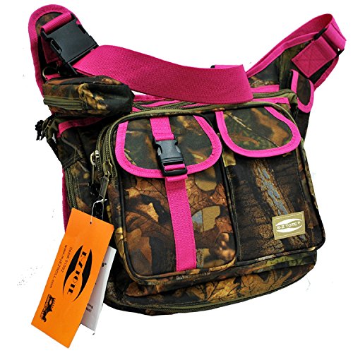 EZ Tote RealTree Camo Hunting Shoulder Bag - 3 Colors (Pink Trim) | Durable Waterproof Game Bag for Hunting, Fishing & Outdoor Adventures