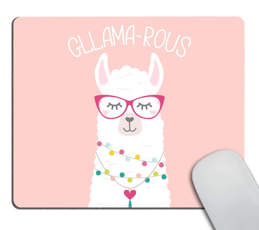 Premium Motivational Mouse Pad with Cute Alpaca & Llama Design - Non-Slip Gaming Mouse Mat for Office, Home & PC Setup - Perfect for Work, Study & Gaming