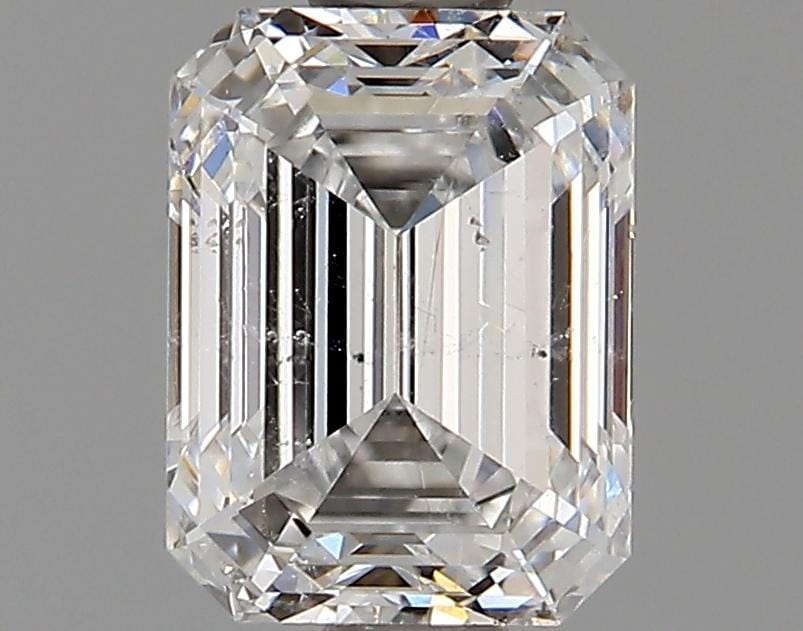 0.70 Carat E Color SI2 Clarity Emerald Cut Diamond - Elegant Engagement Ring & Wedding Jewelry for Women