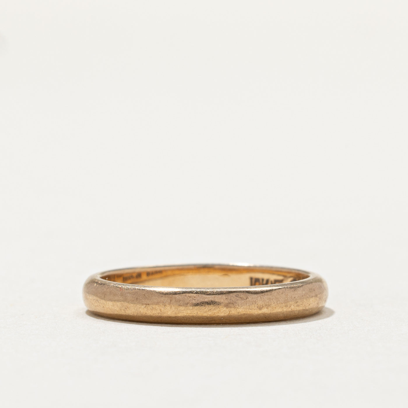 10K Yellow Gold Plain Wedding Band Ring for Women - 2.66mm Thin Comfort Fit Size 4.5 - Classic Minimalist Jewelry for Anniversary, Engagement & Everyday Wear