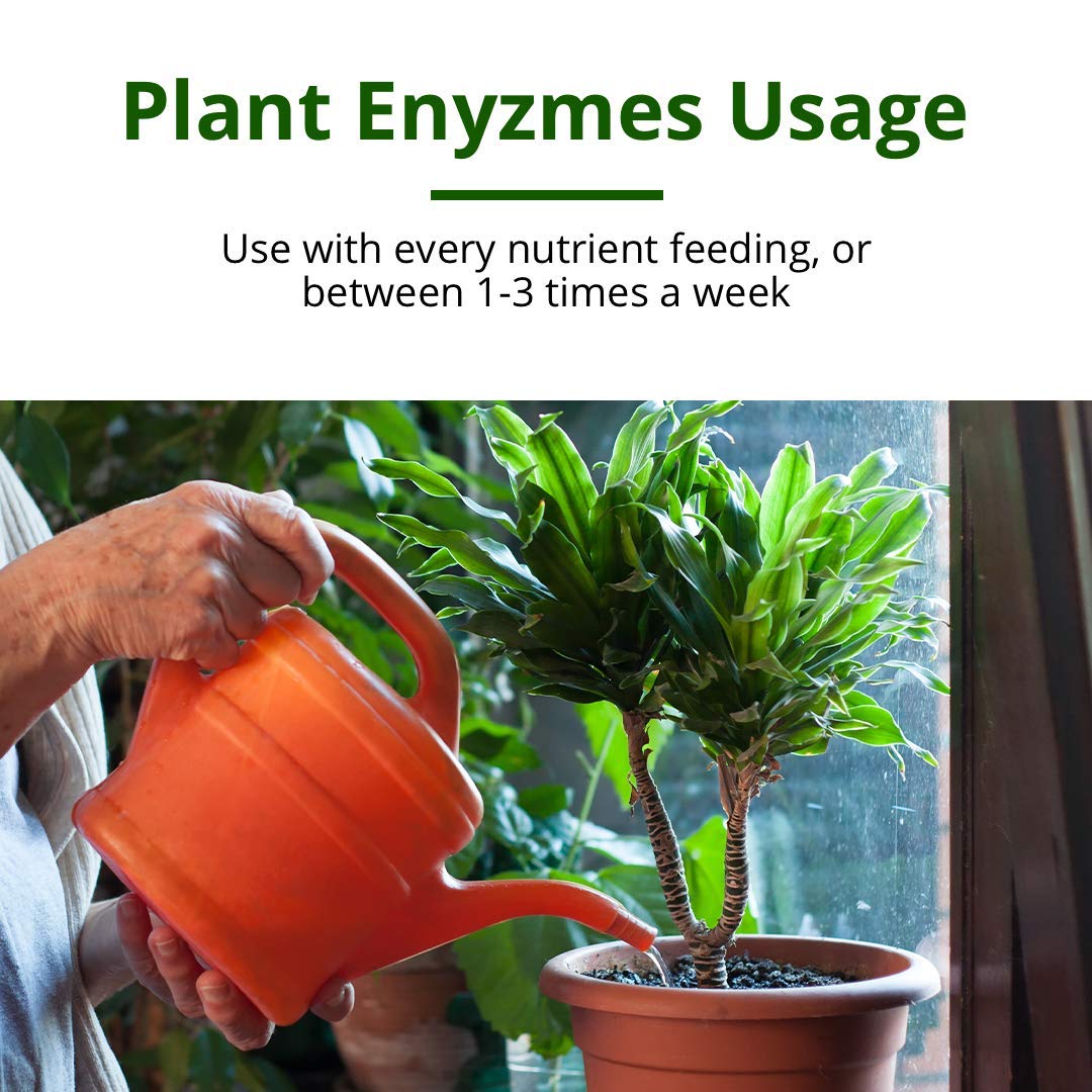 Humboldts Secret Plant Enzymes – Best Plant and Root Enzymes with 7000 Active Units/mL – Premium Concentrated Plant Food & Fertilizer (32oz) – Ideal for Hydroponics, Indoor Gardening & Organic Farming