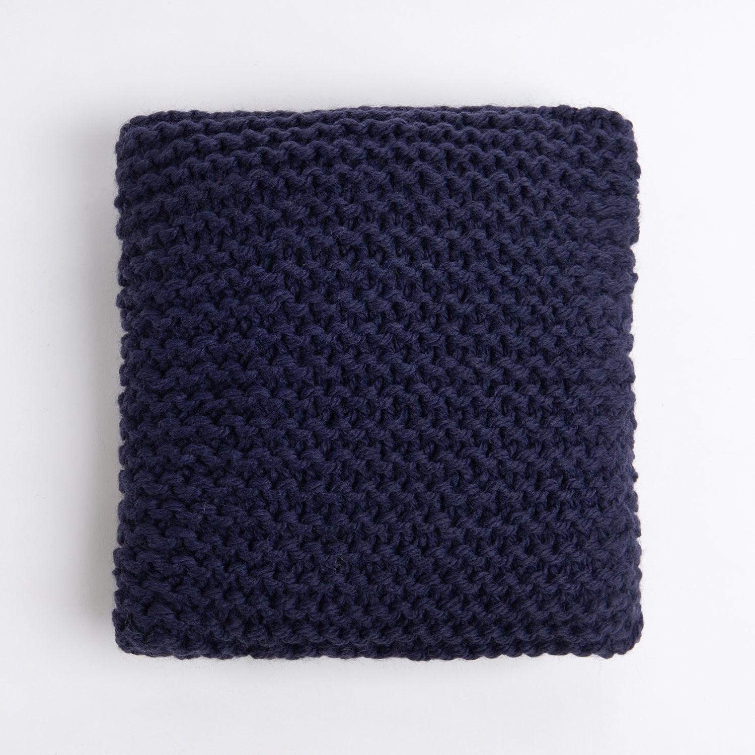 Garter Stitch Cushion Knitting Kit - DIY Home Decor for Beginners | Cozy Living Room & Bedroom Throw Pillow Making Set