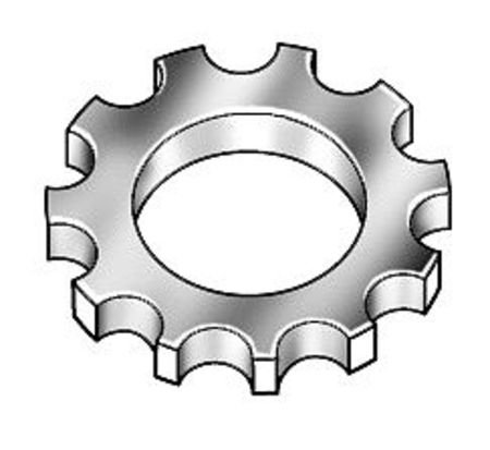 #8 Steel Lock Washer for Bolts - Pack of 100 - Secure Fasteners for Automotive, Machinery & DIY Projects