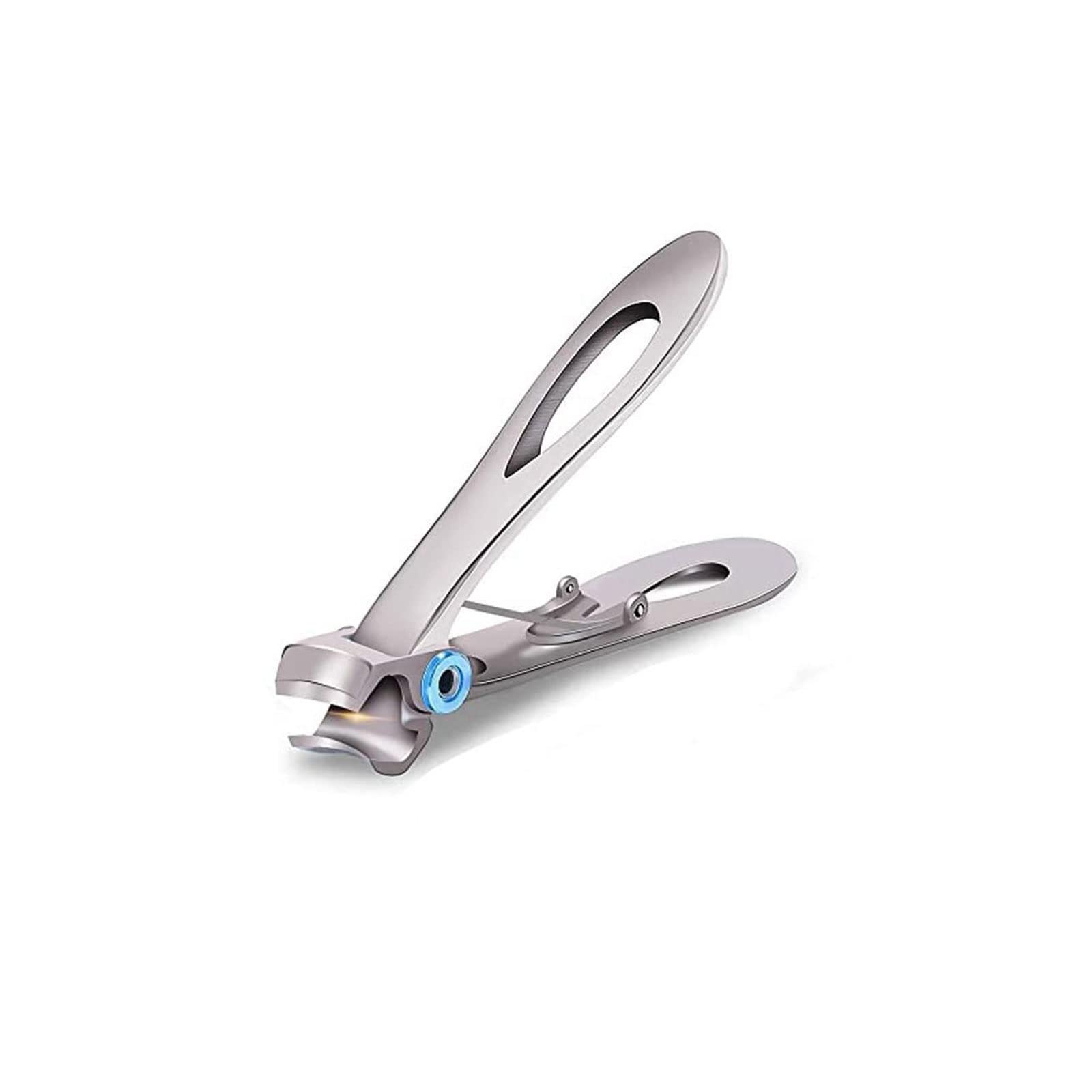 Professional Stainless Steel Toe Nail Clippers for Thick Nails - Wide Opening Nail Trimmer Tool for Seniors & Diabetics - Perfect for Pedicures, Foot Care & Ingrown Toenail Prevention