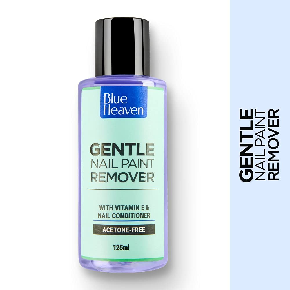 Blue Heaven Oil-Infused Micellar Cleansing Water & Gentle Nail Polish Remover Set - 125ml Each | Hydrating Makeup Remover & Nail Care Kit for Daily Beauty Routine