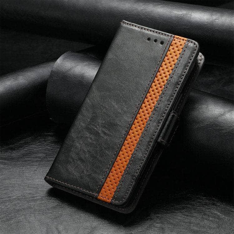 Google Pixel 6 Pro Luxury Leather Wallet Case with RFID Blocking - Slim Protective Phone Cover for Business Professionals & Travelers
