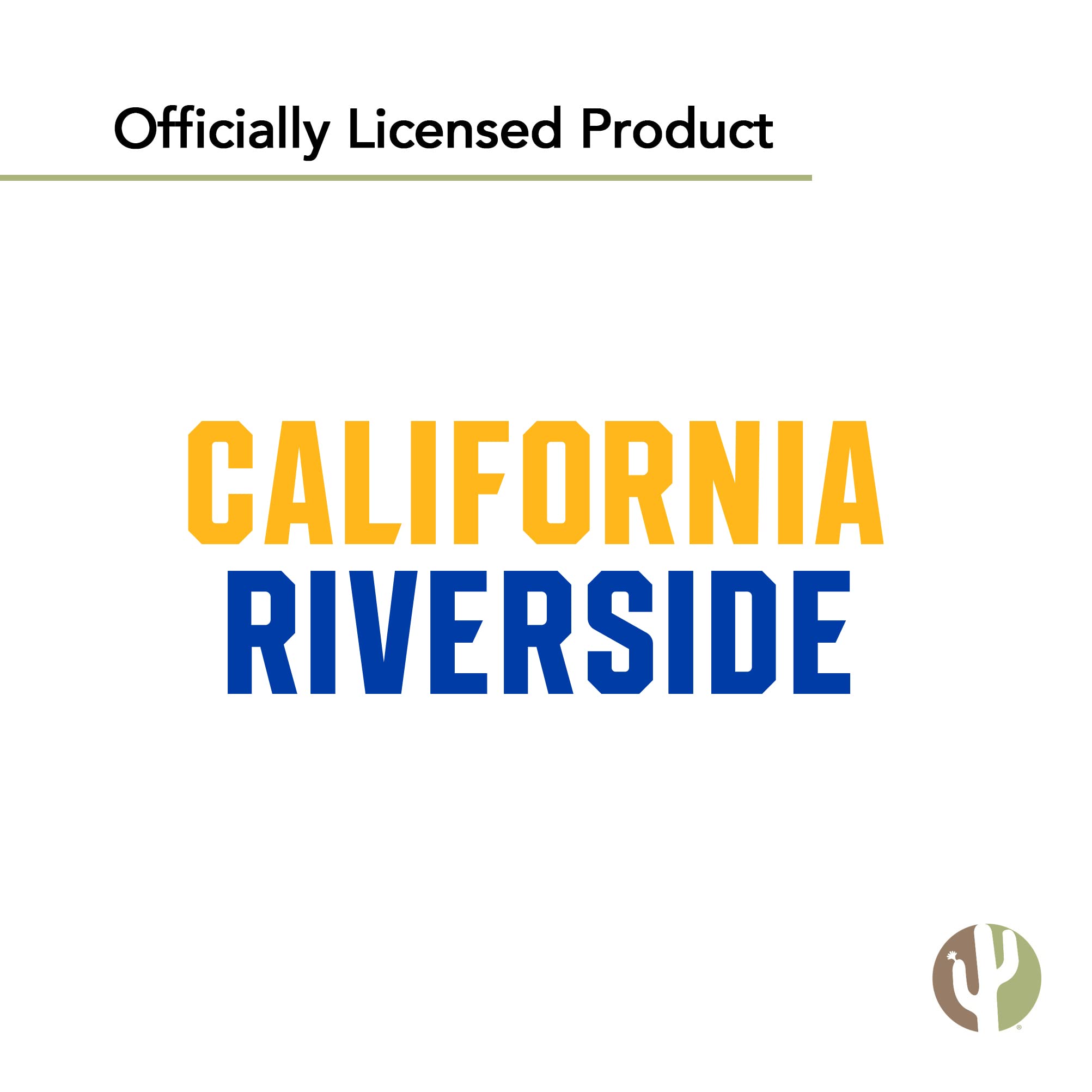 UCR Highlanders Vinyl Decal Sticker - 15 Inch Desert Cactus Design for Laptop, Water Bottle, Car & Scrapbook | University of California Riverside School Spirit Decoration