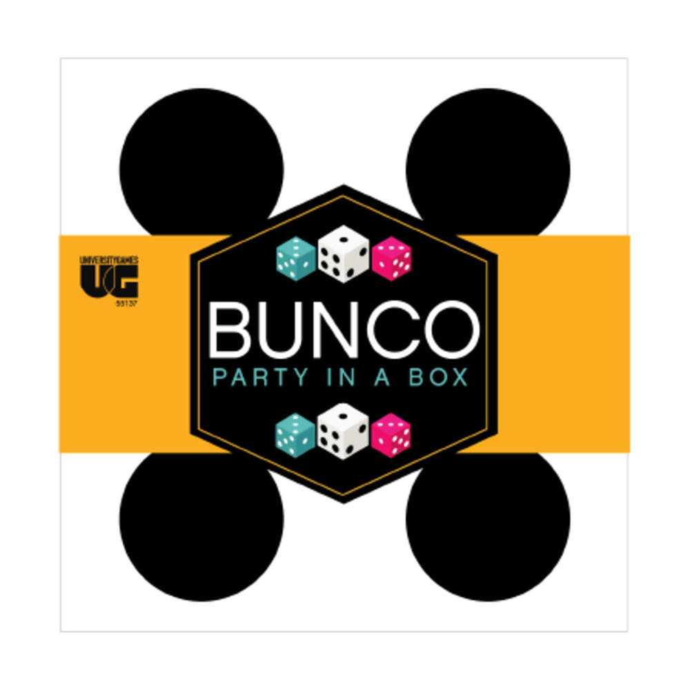 Bunco Party in a Box - Ultimate Dice Game Set for 12 Players | Fun Group Game for Family Gatherings, Girls Night Out & Office Parties