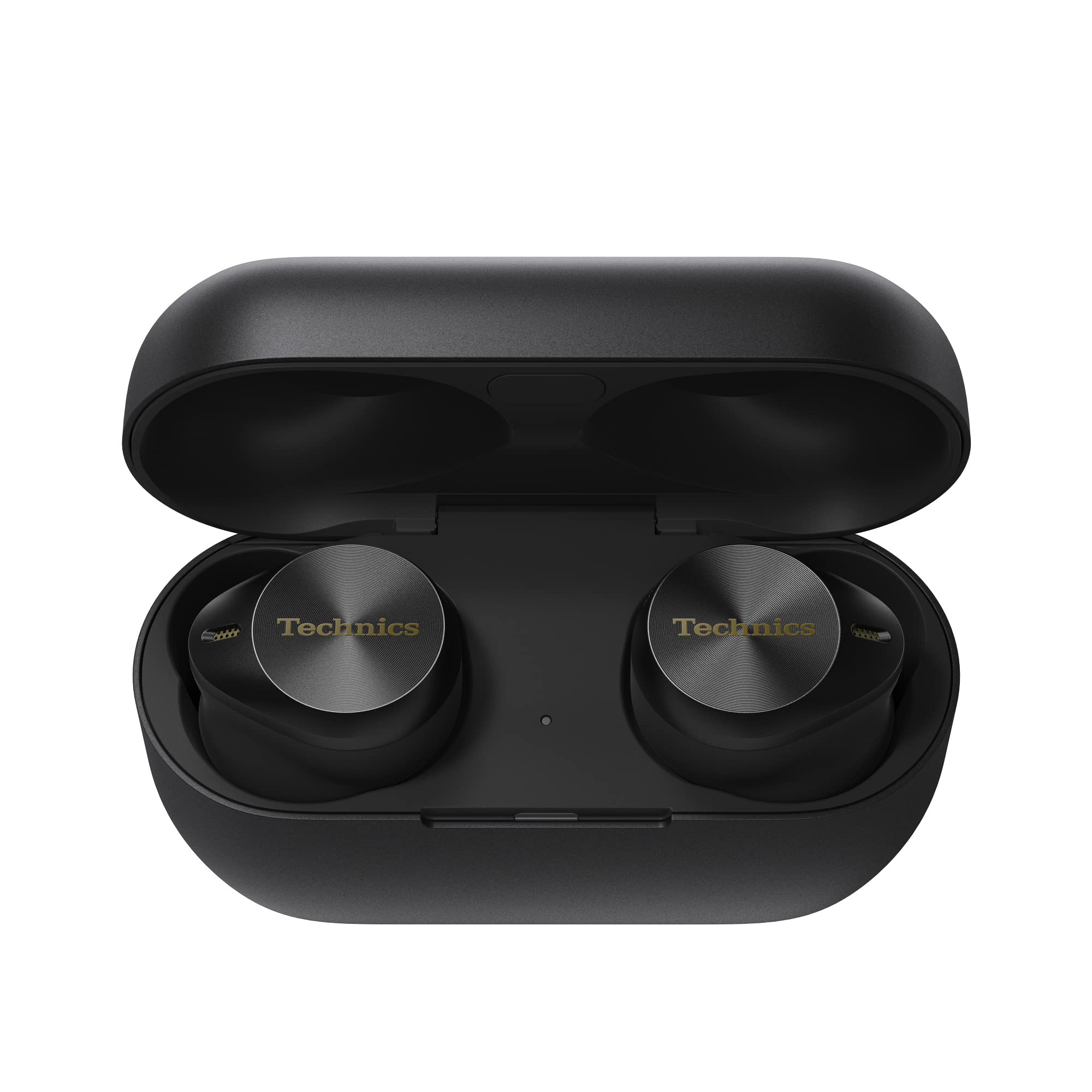 Technics EAH-AZ80E-K Wireless Bluetooth Earbuds with Active Noise Cancelling (ANC), Multipoint Connectivity for 3 Devices, Comfort-Fit In-Ear Design, Wireless Charging Case - Perfect for Commuting, Workouts & Travel (Black)