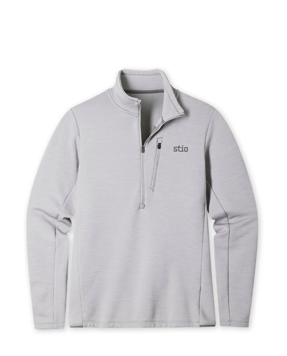 Men's Glide Power Stretch Half Zip Pullover - Lightweight Performance Fleece Jacket for Running, Hiking & Outdoor Activities