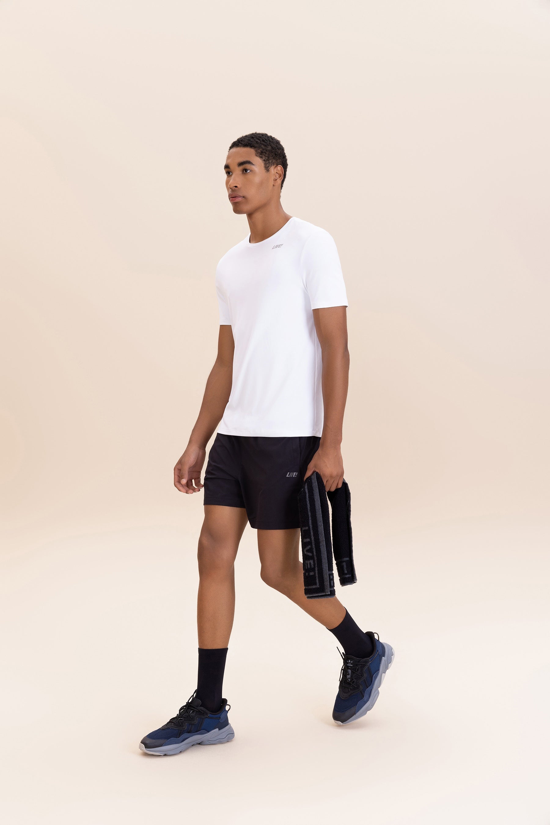Breathable Bio Stretch Men's T-Shirt - Soft Comfort Fit for Casual Wear, Gym & Outdoor Activities