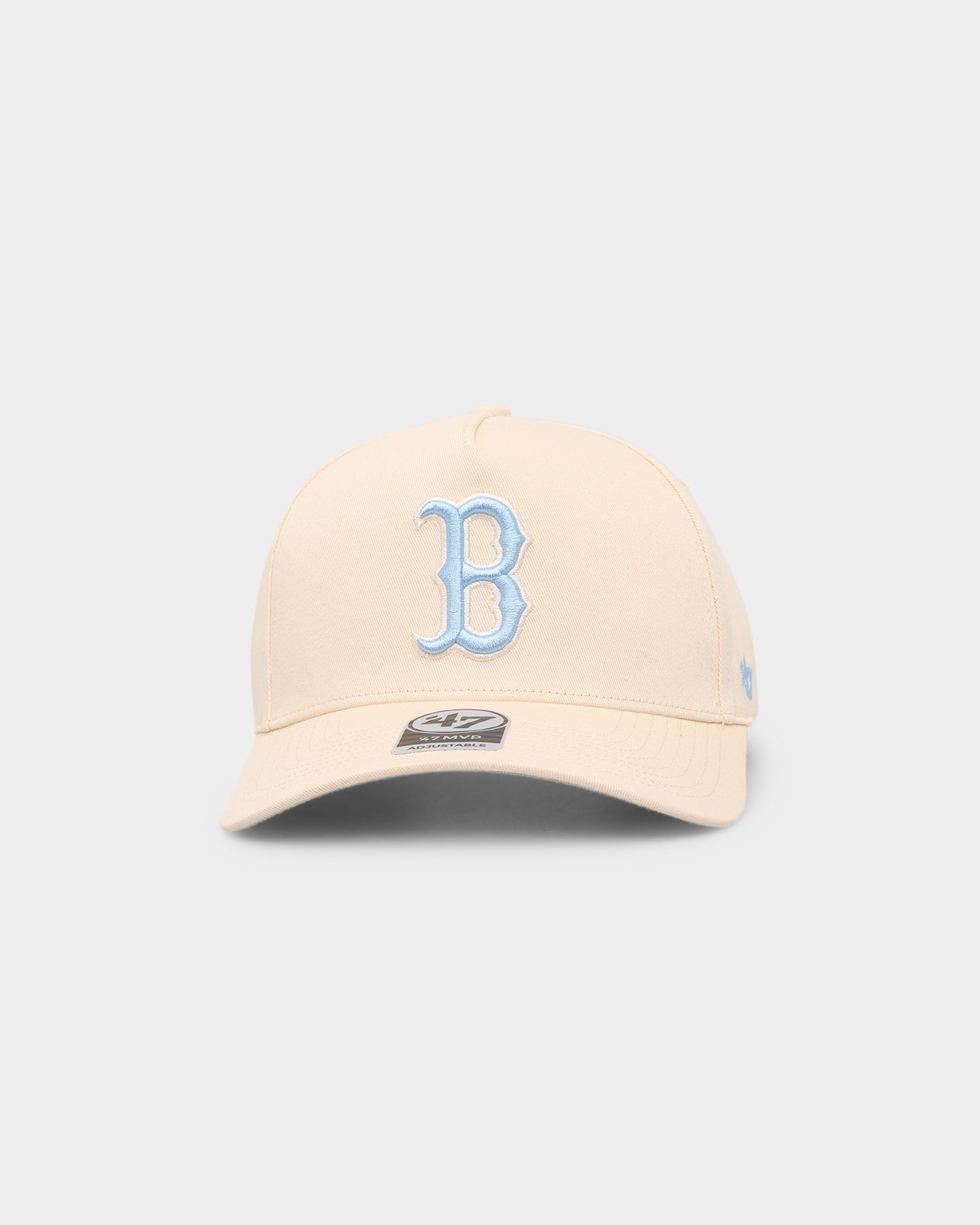 47 Brand Boston Red Sox Legend Replica '47 MVP DT Snapback Cap - Natural/Columbia Color Adjustable Baseball Hat for Men & Women - Perfect for Sports Games, Casual Wear & Fan Collections