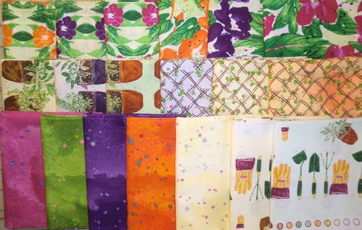 Peg Conley 19 Yards Cultivate Your Joy 100% Cotton Quilting Fabric for Gardening & DIY Projects | Perfect for Quilts, Home Decor, and Crafting