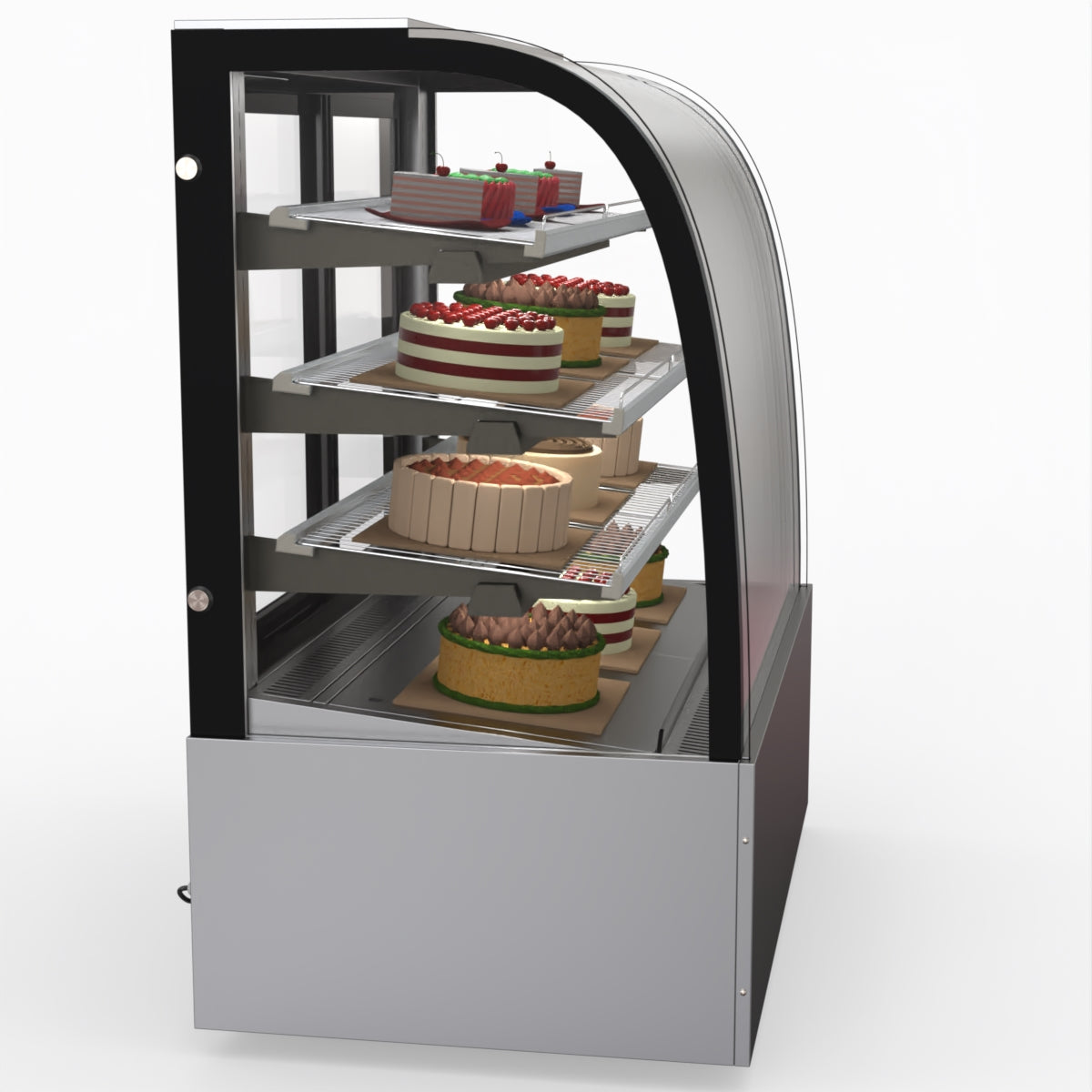 Bonvue SL840 Commercial Refrigerated Display Case - Perfect for Delis, Bakeries & Cafes to Showcase Fresh Food