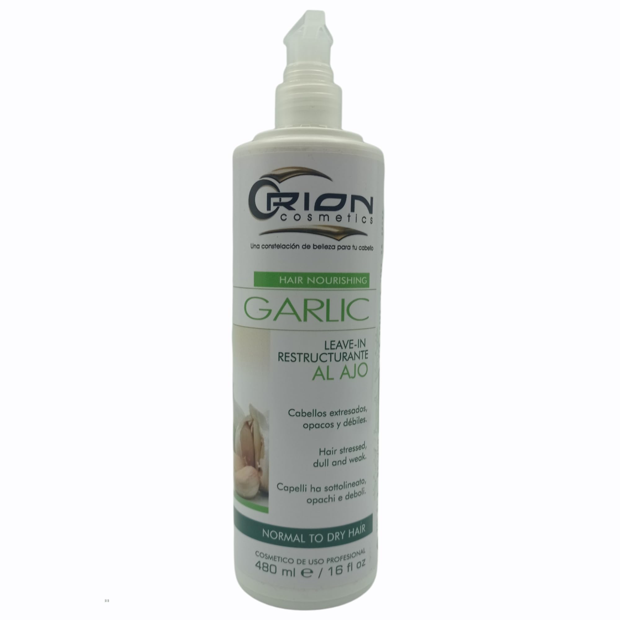 5-Step Restructuring Garlic Hair Care Kit - Shampoo, Mask, Serum, Leave-In Conditioner - Nourishes, Repairs & Shines Damaged Hair - Perfect for Dry, Frizzy & Color-Treated Hair at Home Salon Treatment