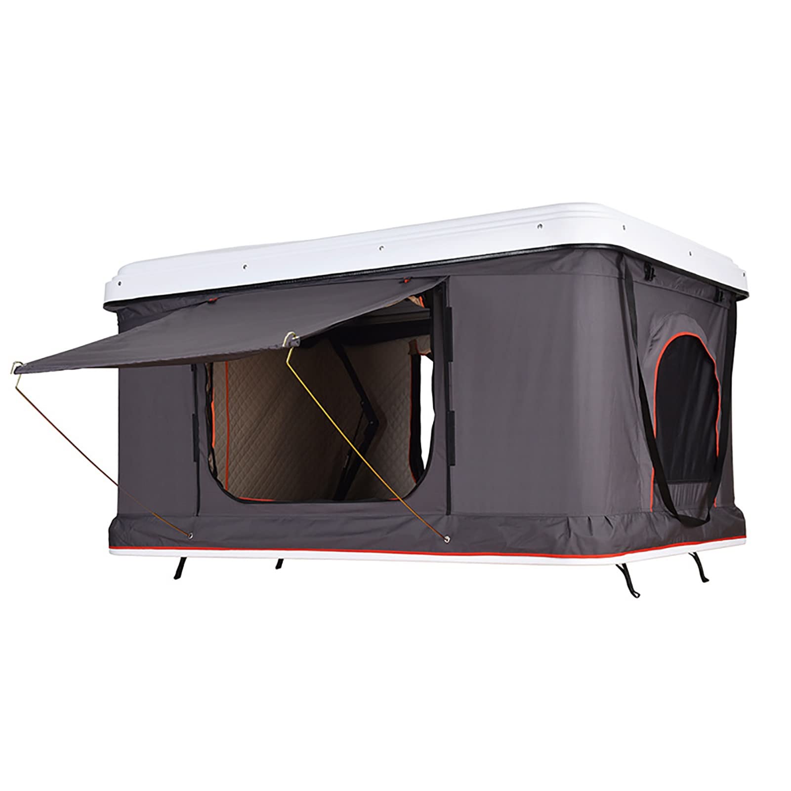 Premium Dutch Velvet Hard Shell Roof Top Tent for SUVs & Trucks - Waterproof Camping Rooftop Tent with Ladder & Awning | Perfect for Overlanding, Road Trips & Outdoor Adventures (Style1)