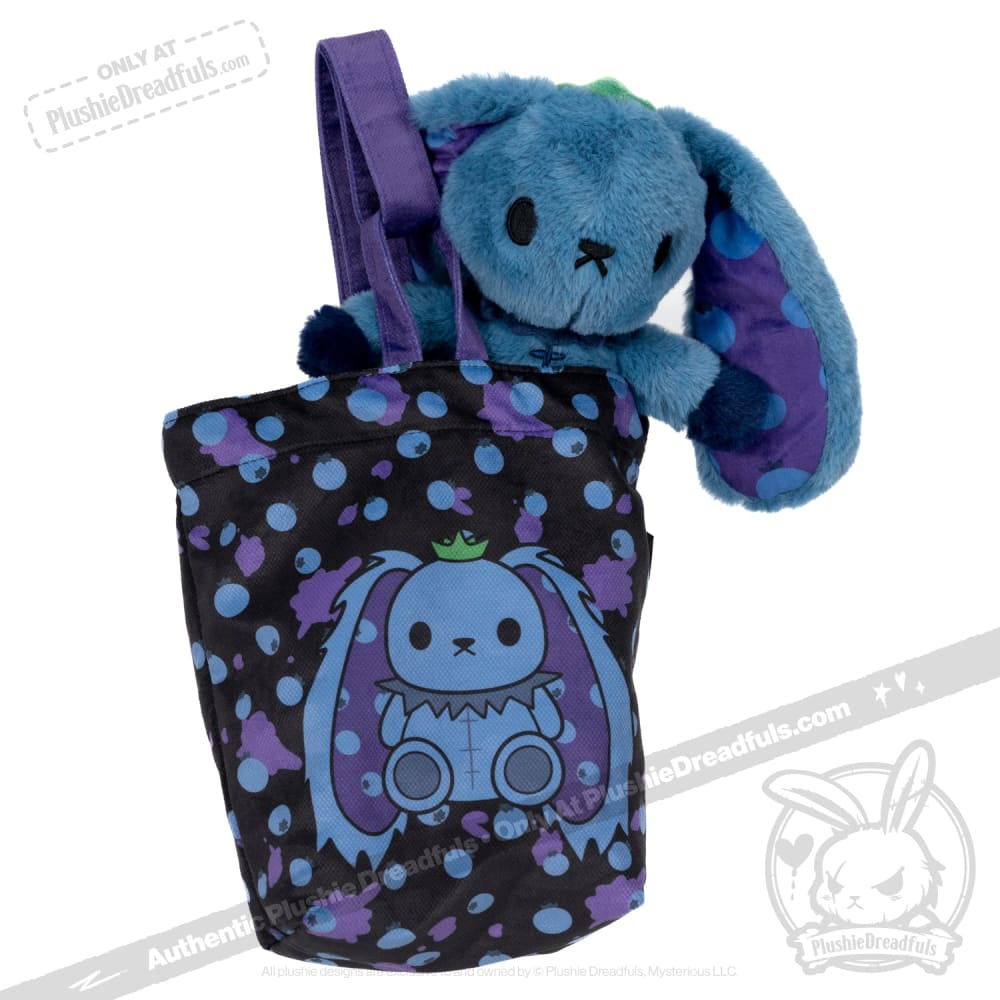 Plushie Dreadfuls Blueberry Bunny Stuffed Animal - Soft Plush Toy for Kids, Cute Bunny Plushie for Bedroom Decor & Gift Giving